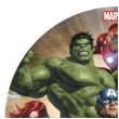 dekoracja tortu oplatek avengers 16 cm dekora