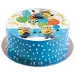 dekoracja tortu oplatek bc minionki 16 cm dekora