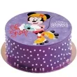 dekoracja tortu oplatek bc myszka minnie na wrotkach 20 cm dekora