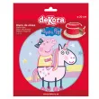 dekoracja tortu oplatek bc swinka peppa 20 cm dekora