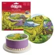 dekoracja tortu oplatek dinozaur 16 cm dekora