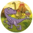 dekoracja tortu oplatek dinozaur 2 16 cm dekora