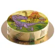 dekoracja tortu oplatek dinozaur 2 16 cm dekora