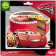 dekoracja tortu oplatek elastyczny bezglutenowy cars auta 16 cm dekora