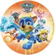 dekoracja tortu oplatek elastyczny bezglutenowy paw patrol 16 cm dekora