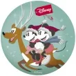 dekoracja tortu oplatek mickey i minnie zima 20 cm dekora