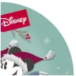 dekoracja tortu oplatek mickey i minnie zima 20 cm dekora