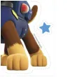 dekoracja tortu oplatek paw patrol chase 15x21 cm dekora
