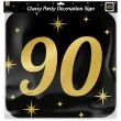 dekoracja wiszaca 90 urodziny classy party 50x50 cm pd party