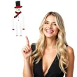 dekoracja wiszaca balwan w kapeluszu harmonijka partypal 121 cm