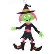 dekoracja wiszaca czarownica wesoly potworek arpex 82 cm