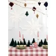 dekoracja wiszaca gwiazda delux baialy partydeco 50 cm