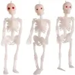 dekoracja wiszaca trzy szkielety biala carnival toys 12 cm 3 szt