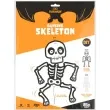 dekoracja wiszaca uroczy szkielet partypal 85 cm