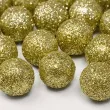 dekoracje brokatowe kula zloty partydeco 2cm 25szt