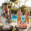 dekoracje do muffinek babeczek na hawajskie party pikery hello aloha mix 6 szt