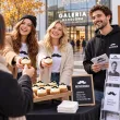 dekoracje do muffinek babeczek przekasek na movember pikery wasy czarne niebieski listopad x6