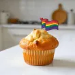 dekoracje do muffinek na marsz rownosci pikery lgbt teczowe flagi 6 szt