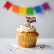 dekoracje do muffinek na marsz rownosci pikery lgbt teczowe flagi 6 szt