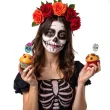 dekoracje do muffinek przekasek na dia de los muertos halloween pikery szpilki czaszki x6