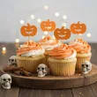 dekoracje do muffinek przekasek na halloween pikery szpilki dynie 6 szt