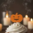 dekoracje do muffinek przekasek na halloween pikery szpilki dynie 6 szt