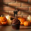 dekoracje do muffinek przekasek na halloween pikery szpilki mix ozdoby 6 szt
