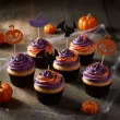 dekoracje do muffinek przekasek na halloween pikery szpilki mix ozdoby 6 szt