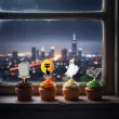 dekoracje do muffinek przekasek na halloween pikery szpilki mix ozdoby 6 szt