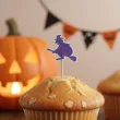 dekoracje do muffinek przekasek na halloween pikery szpilki mix ozdoby 6 szt