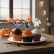 dekoracje do muffinek przekasek na halloween pikery szpilki mix ozdoby 6 szt