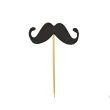 dekoracje do muffinek przekasek na movember pikery wasy czarne 6 szt