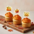 dekoracje do muffinek przekasek pikery szpilki happy halloween swieto dyni 6 szt