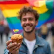 dekoracje do mufinek na pride month parade rownosci pikery teczowe serca lgbt 6 szt