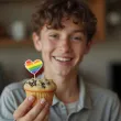 dekoracje do mufinek na pride month parade rownosci pikery teczowe serca lgbt 6 szt