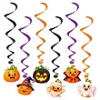 dekoracje do powieszenia na halloween swiderki bajkowe dynie duch wampir czarownica mumia x6
