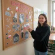 dekoracje do szkoly na gazetke tablice okno barborka dzien gornika ozdoby do powieszenia