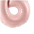dekoracje na 16 urodziny rocznice zestaw balonow liczba 16 rozowy jasny 34 dgt 2 elementy