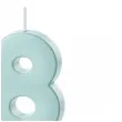 dekoracje na 18 urodziny swieczki na tort liczba 18 niebieski 4 5 cm 2 szt