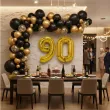 dekoracje na 18 urodziny zestaw balonow liczba 90 zloty 33 dgt 2 elementy