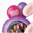 dekoracje na 2 urodziny balony k pop demon hunters rozowo fioletowe huntrix lowczynie demonow