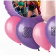 dekoracje na 2 urodziny balony k pop demon hunters rozowo fioletowe huntrix lowczynie demonow
