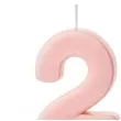 dekoracje na 20 urodziny swieczki na tort liczba 20 rozowy 4 5 cm 2 szt