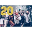 dekoracje na 20 urodziny zestaw balonow liczba 20 zloty 33 dgt 2 elementy