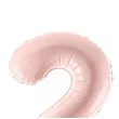 dekoracje na 25 urodziny rocznice zestaw balonow liczba 25 rozowy jasny 34 dgt 2 elementy