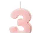 dekoracje na 35 urodziny swieczki na tort liczba 35 rozowy 4 5 cm 2 szt