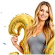 dekoracje na 35 urodziny zestaw balonow liczba 35 zloty 33 dgt 2 elementy