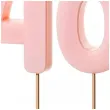 dekoracje na 40 urodziny swieczki na tort liczba 40 rozowy 4 5 cm 2 szt