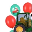 dekoracje na 5 urodziny zestaw balonow farma zielony traktor wiejskie party