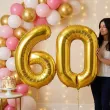 dekoracje na 60 urodziny zestaw balonow liczba 60 zloty 33 dgt 2 elementy
